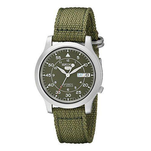 セイコー SEIKO 5 腕時計 自動巻き 海外モデル ミリタリー カーキ グリーン SNK805K2 メンズ 逆輸入品