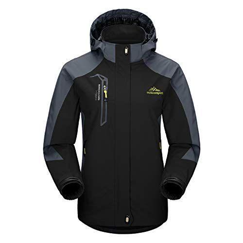 ウインドブレーカー レディース 登山用 アウター 山ガール トレッキングジャケット 防寒 ブルゾン ランニング コート 春 ブラック 黒 C 正規品