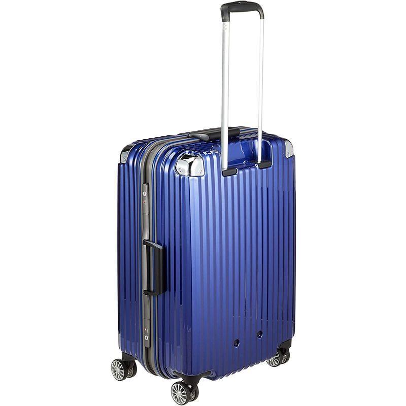 トラベリスト スーツケース フレーム ストリーク 無料預入 大容量 76-20320 75L 67 cm 4.6kg ブルー スーツケース フレーム ストリーク 無料預入 大容量 75L cm 6kg ブルー