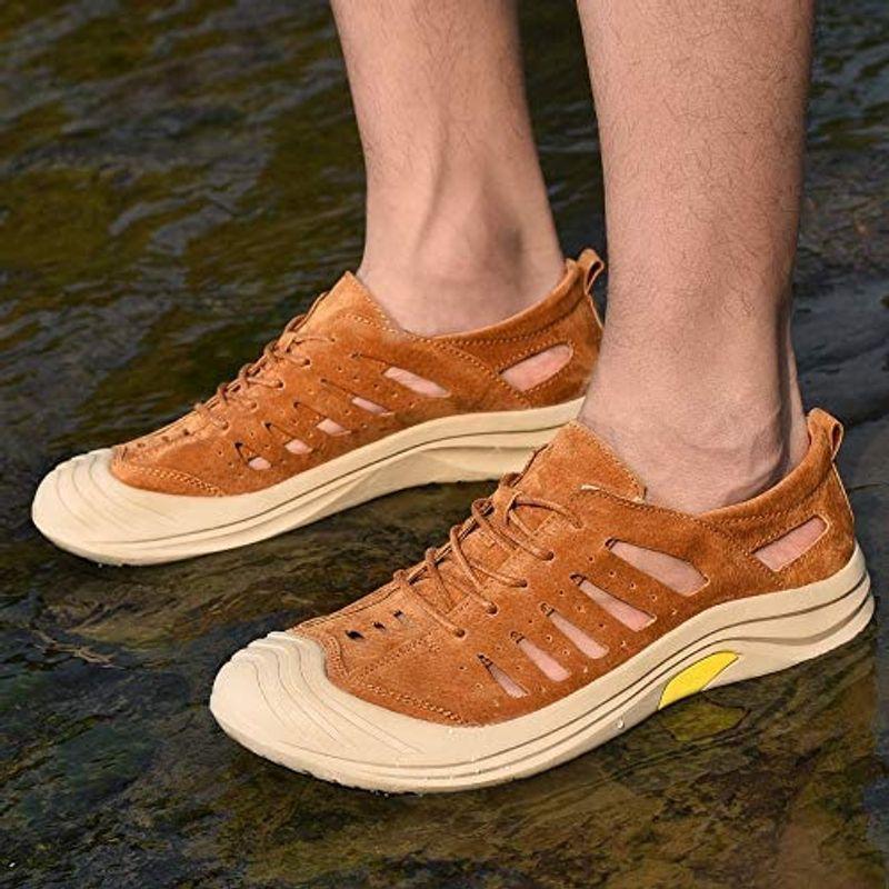 Visionreast カジュアルシューズ メンズ スエード 靴 蒸れない スニーカー 本革 夏用 アウトドアシューズ 疲れない ウォーキン