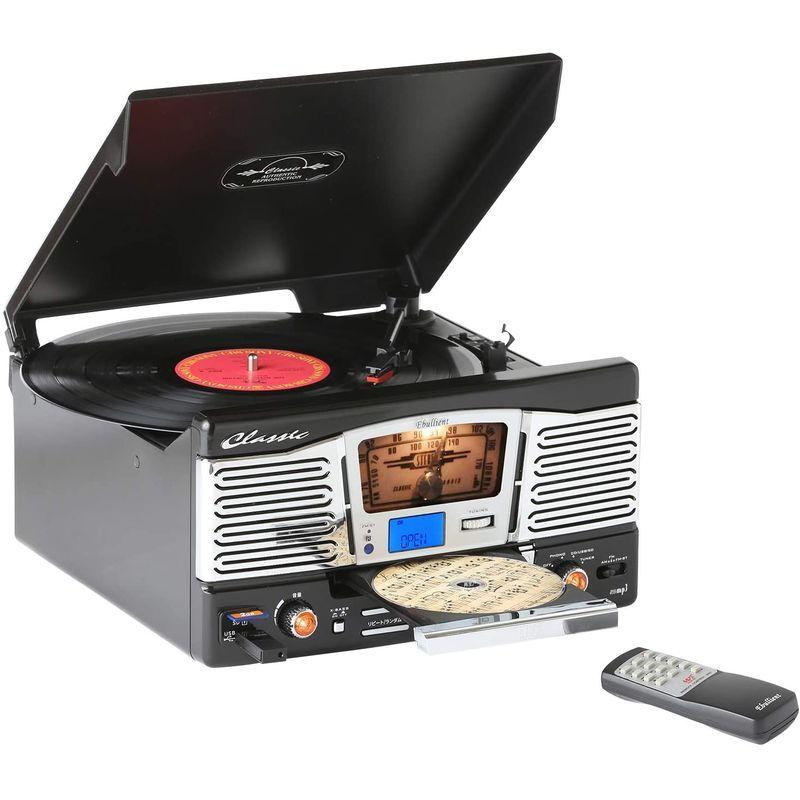 とうしょう レトロ調 多機能 レコードプレーヤー (AM/FMラジオ (ワイドFM対応)) 録音機能 再生機能 USB/SD CD レコード レトロ調 多機能 レコードプレーヤー AM/FMラジオ ワイドFM対応 録音機能 再生機能 USB/SD CD レコード