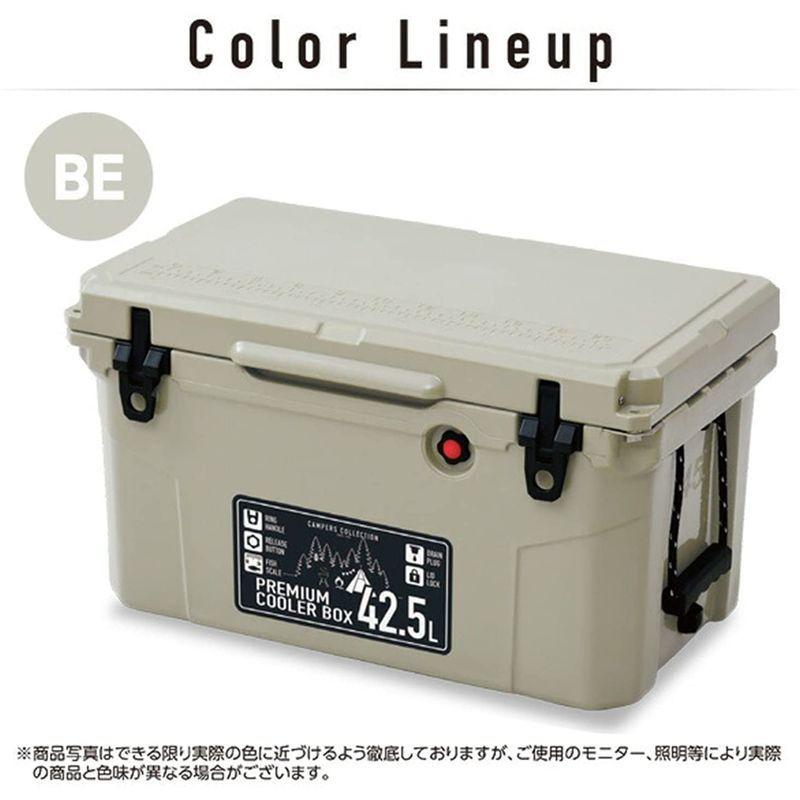 山善(YAMAZEN) キャンパーズコレクション プレミアムクーラーボックス 大型 42.5L ベージュ PCB-42.5L(BE 5L YAMAZEN キャンパーズコレクション プレミアムクーラーボックス 大型 ベージュ PCB BE