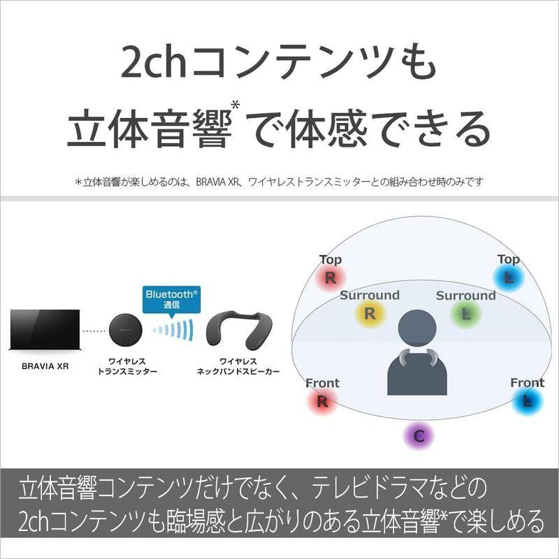 ソニー ワイヤレスネックバンドスピーカー SRS-NS7 : 360 Reality Audio対応/ハンズフリー通話/IPX4防滴/ロング ワイヤレスネックバンドスピーカー SRS NS7 Reality Audio対応/ハンズフリー通話/IPX4防滴/ロング