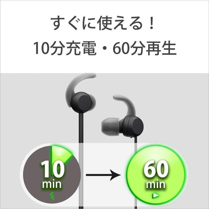 ソニー ワイヤレスステレオヘッドセット/マイク付き / 2020年モデル ブラック WI-SP510 B ワイヤレスステレオヘッドセット/マイク付き 2020年モデル ブラック WI SP510