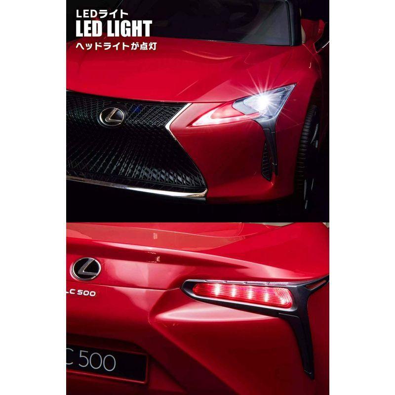 初売り 電動乗用カー 乗用ラジコン Black 乗物玩具 車のおもちゃ 電動カー 乗用玩具 電動乗用ラジコンカー レクサス Lexus Lc500 乗用玩具一般 Oroagri Eu