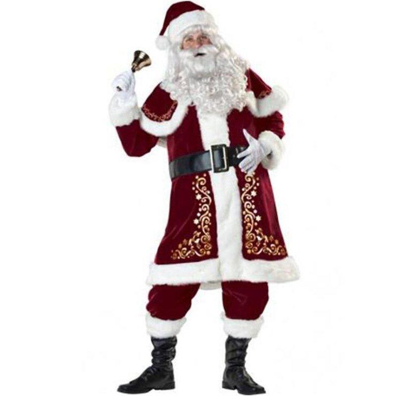 サンタ コスプレ メンズ 衣装 セット サンタコス クリスマス 男性 サンタクロース 豪華 10点セット 大きいサイズ｜tomochan-shop｜02