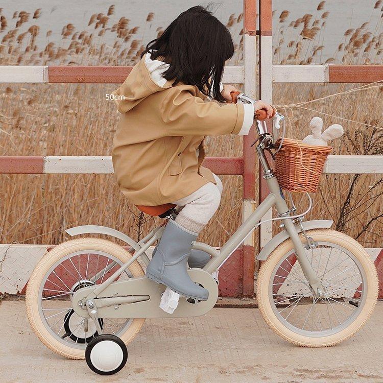 特売ンストア 子供用自転車 16インチ自転車 スチールフレーム 可愛い プリンセススタイル 補助輪付き 高炭素鋼 95％組立済み発送