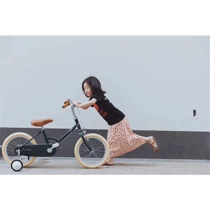 特売ンストア 子供用自転車 16インチ自転車 スチールフレーム 可愛い プリンセススタイル 補助輪付き 高炭素鋼 95％組立済み発送