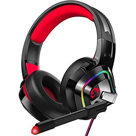 安価 PS4 Headset, One Xbox Headset Gaming ZIUMIER Headset M Canceling Noise with イヤホンマイク、ヘッドセット