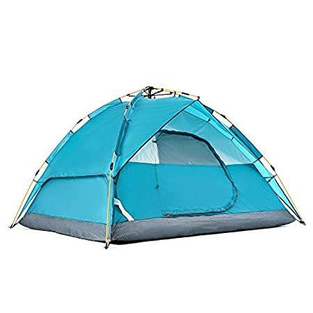 高評価なギフト キャンピングテント Houolf インスタント設定 ハイキングに ビーチバックパッキング 速いピッチテント 簡単アップ 防水軽量ポップアップテント - タープテント