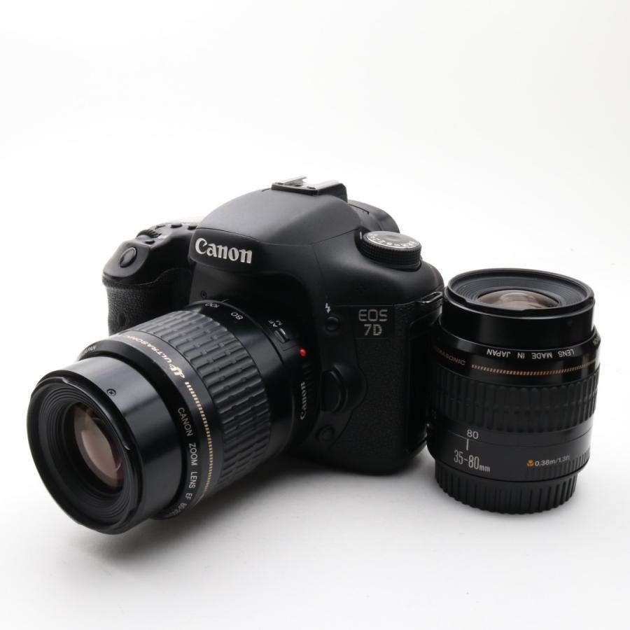 中古 良品 Canon 7D ダブルレンズセット キャノン カメラ 一眼 中古 良品 Canon 7D ダブルレンズセット キャノン カメラ 一眼