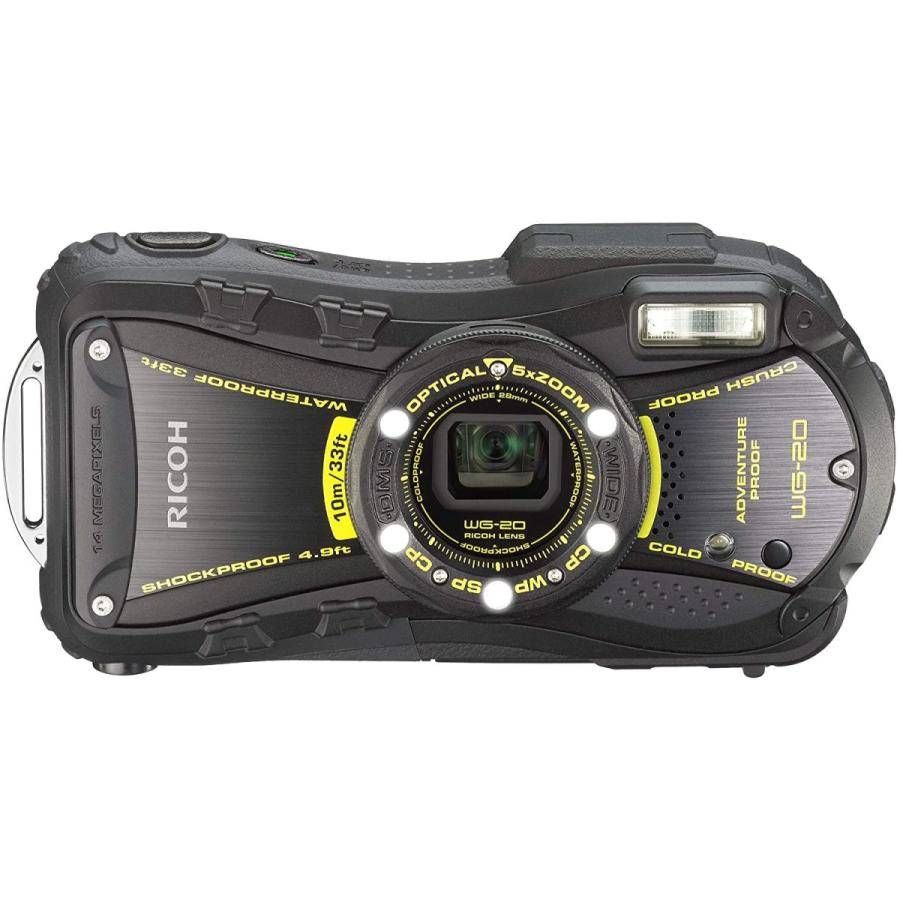 全品送料無料 中古 良品 Ricoh Wg ブラック 防水 カメラ 人気 おすすす 初心者 リコー Gestoci Ci