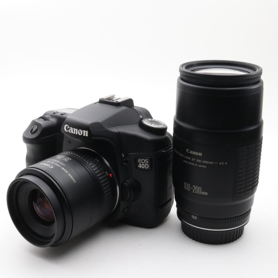 一眼レフ入門❣️ Canon EOS 40D ダブルレンズセット 安心堅牢ボディ EOS 中古 良品 Canon 40D レンズセット キャノン カメラ 一眼