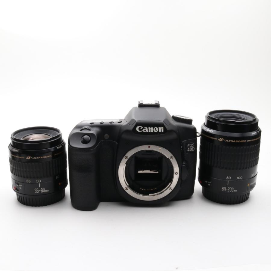 Canon EOS 40D ダブルレンズ キヤノン 一眼レフ 初心者カメラ
