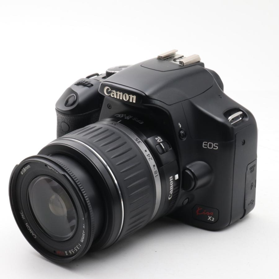 中古 美品 Canon EOS X2 レンズセット 一眼レフ カメラ キャノン 初心者 人気 おすすめ 新品SDカード8GB付｜tomocop-store