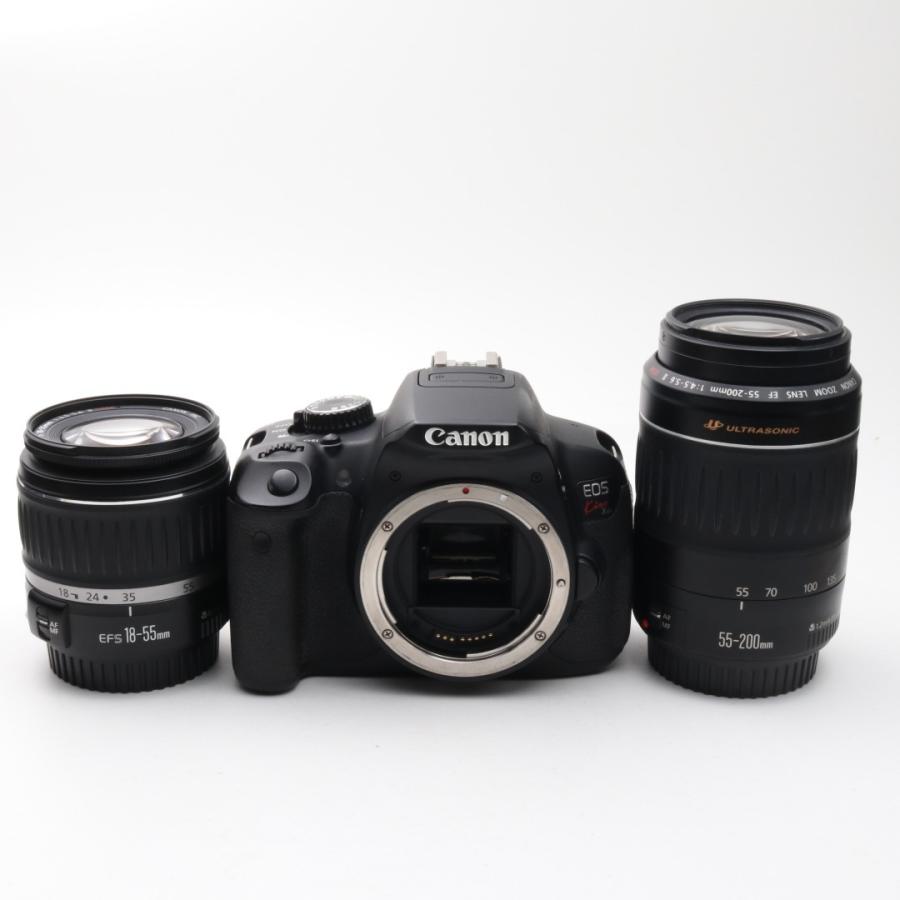 EOS Kiss 中古 美品 Canon X6i ダブルズームセット キャノン