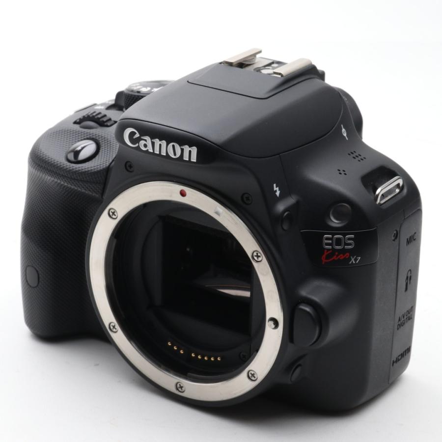 中古 美品 Canon EOS X7 ダブルズームセット 一眼レフ カメラ キャノン 初心者 人気 新品SDカード8GB付｜tomocop-store｜03