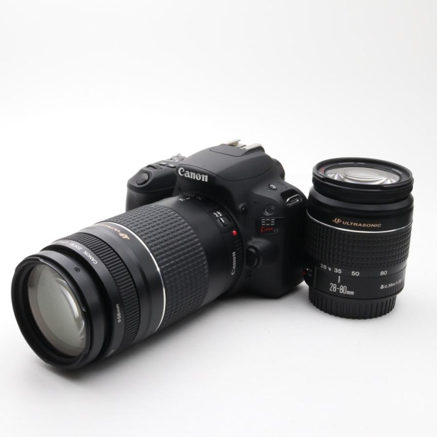中古 美品 Canon EOS X9 ダブルズームセット キャノン 一眼レフ カメラ 自撮り おすすめ 初心者 入門機 新品SDカード8GB