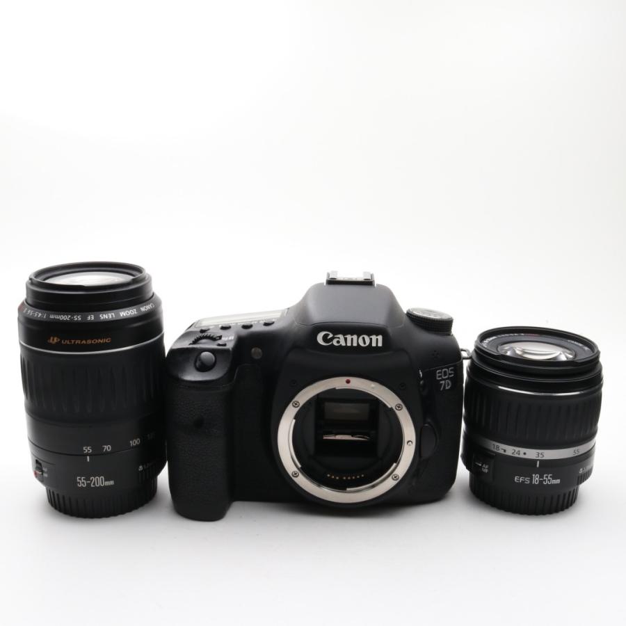 EOS 中古 良品 Canon 7D ダブルレンズセット キャノン カメラ EOS 中古 良品 Canon 7D ダブルレンズセット キャノン カメラ