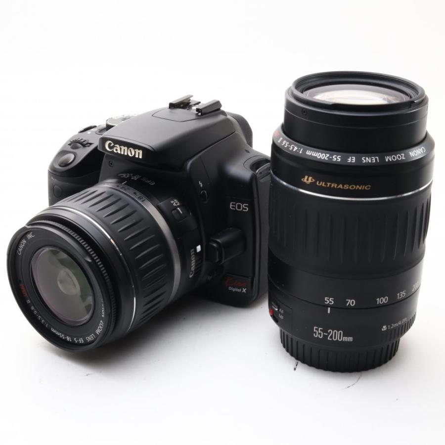 EOS Kiss Canon X ダブルズームキット ブラック 一眼レフ EOS Kiss Canon X ダブルズームキット ブラック 一眼レフ