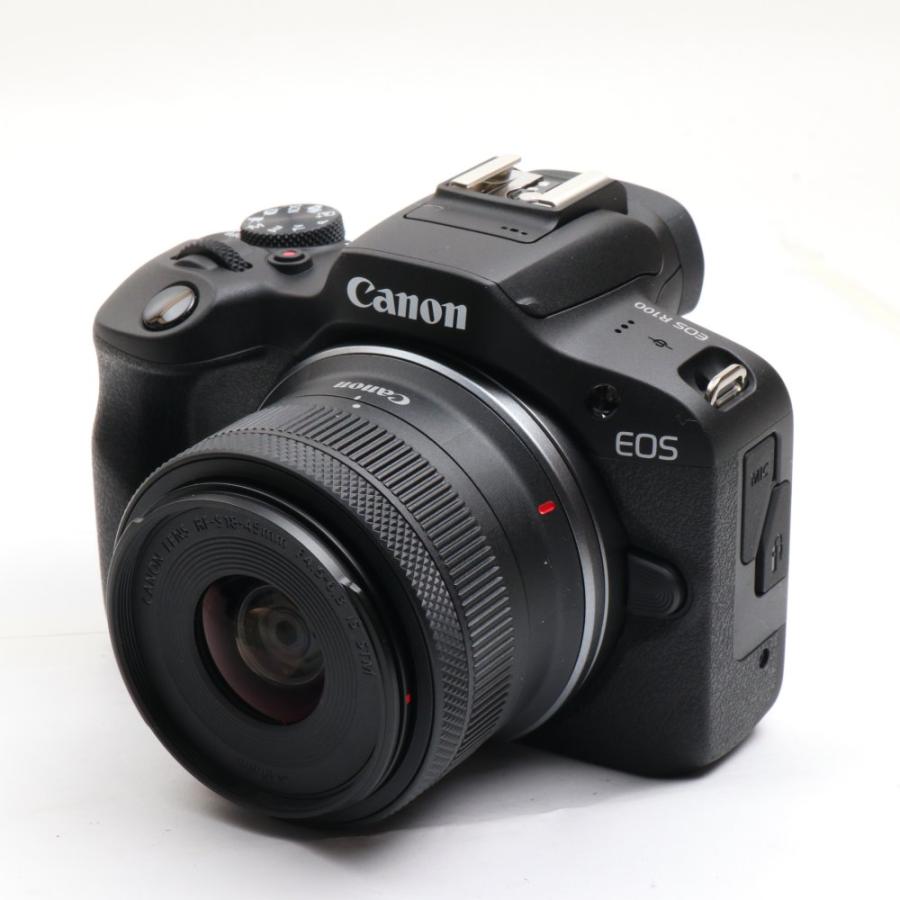ミラーレス一眼カメラ　Canon ミラーレス一眼カメラ EOS R100 標準ズームレンズキット(RF-S18-45) ブラック/APS-C｜tomocop-store｜02