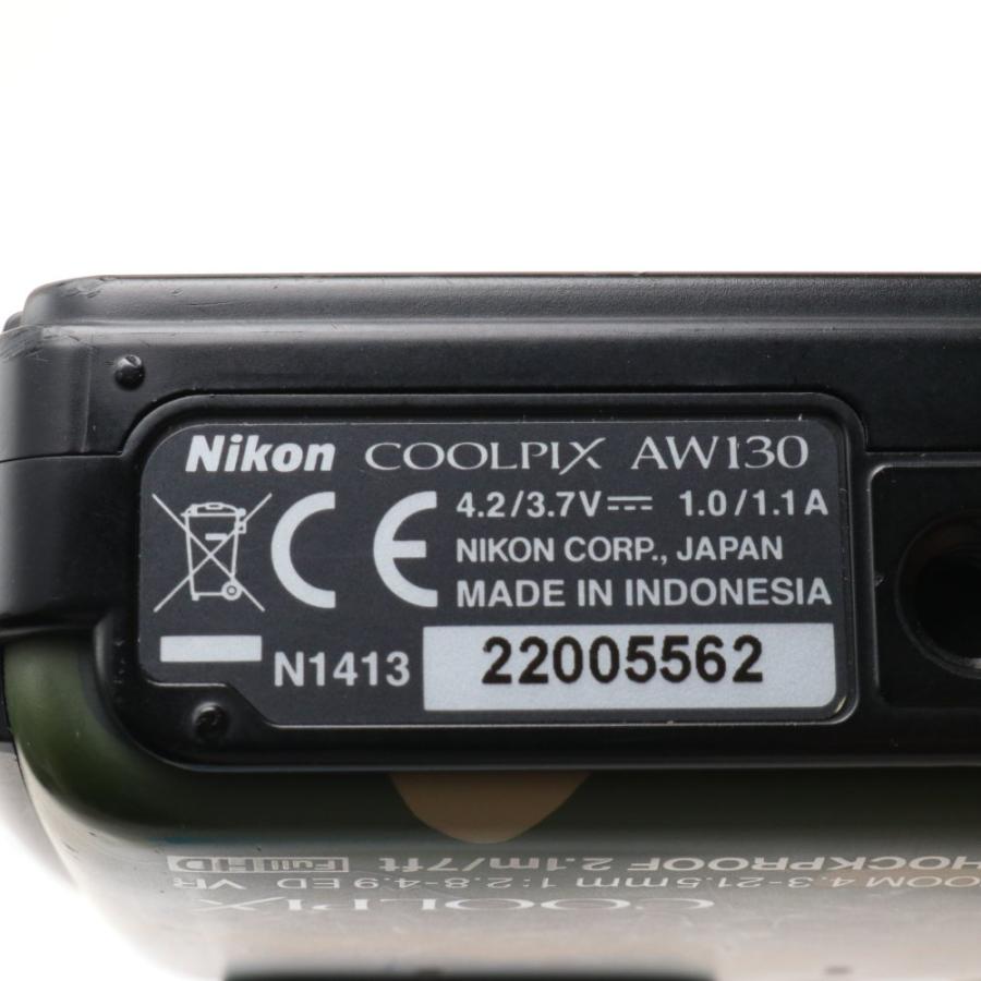 デジタルカメラ　Nikon デジタルカメラ COOLPIX AW130 カムフラージュグリーン｜tomocop-store｜06