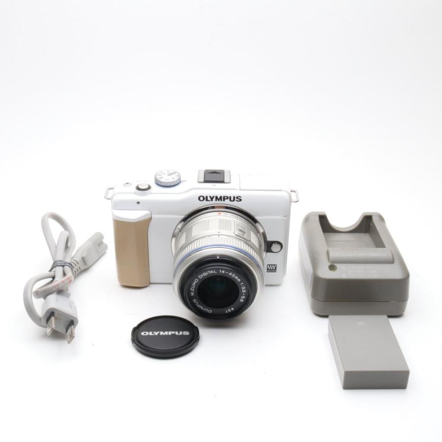 OLYMPUS ミラーレス一眼 E-PL1s レンズキット ホワイト LKIT WHT