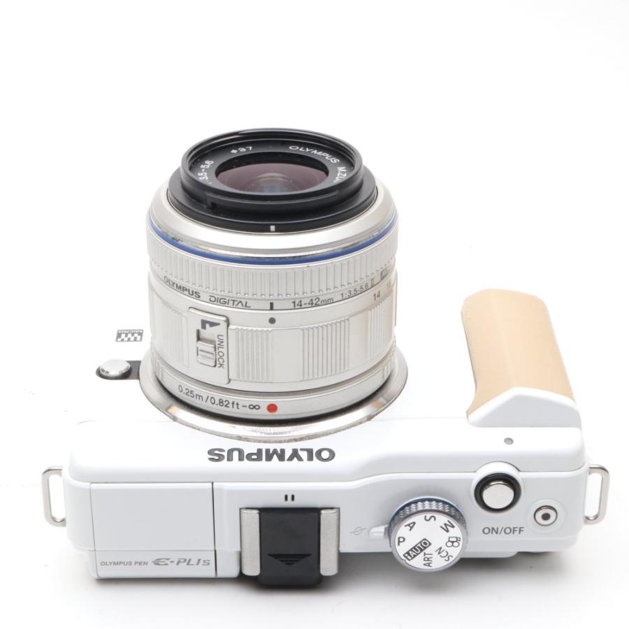OLYMPUS ミラーレス一眼 E-PL1s レンズキット ホワイト LKIT WHT