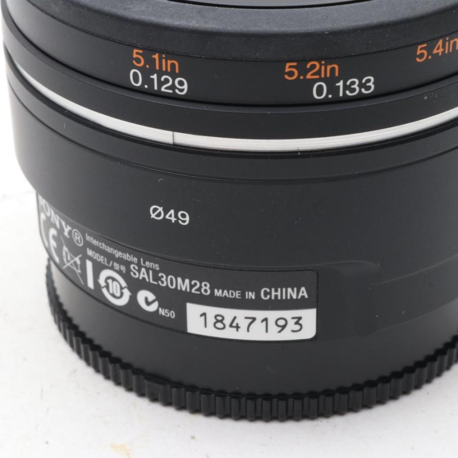 SONY 単焦点マクロレンズ DT 30mm F2.8 Macro SAM APS-C対応 ご注意