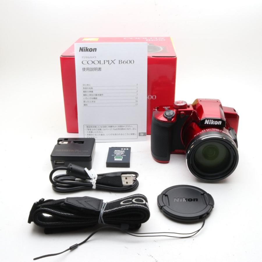 (未使用･未開封品)Nikon デジタルカメラ COOLPIX B600 RD 光学60倍 軽量 クールピクス レッド B600RD Nikon デジタルカメラ COOLPIX B600 RD 光学60倍 軽量