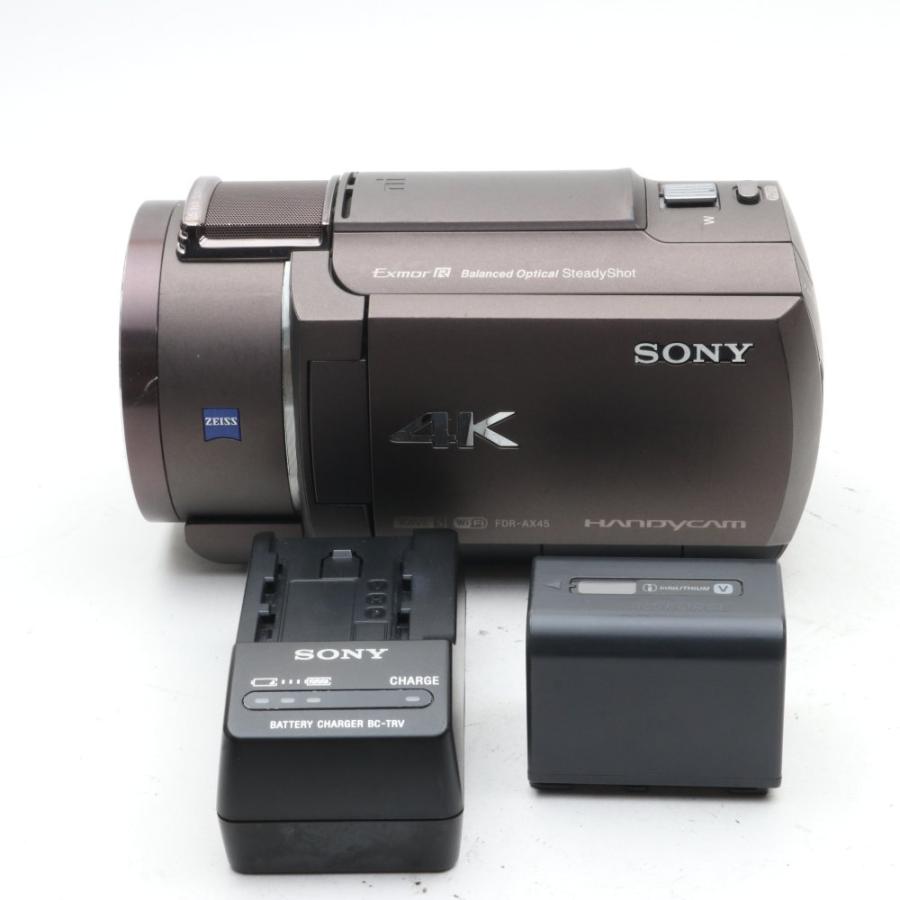 美品！ソニー 4Kビデオカメラ FDR-AX45 わけあり 富士通 WEB MART | デジタル4Kビデオカメラレコーダー Handycam AX45A