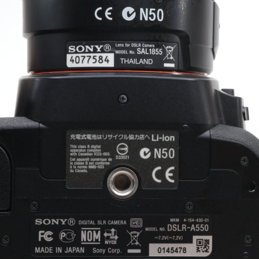 SONY α550 デジタル一眼レフカメラDT18-55mmレンズ ソニー、新機能満載のデジタル一眼レフ「α550」 - 価格.com