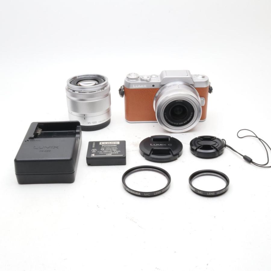 パナソニック ミラーレス一眼カメラ DMC-GF7ダブルズームレンズキット