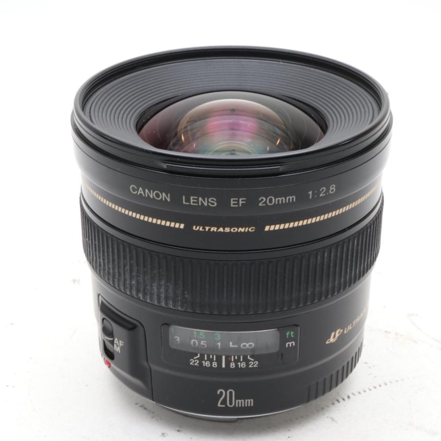 CANON EF 20mm F2.8 単焦点レンズ Canon 単焦点レンズ EF20mm F2.8 USM フルサイズ対応 : オンカメ