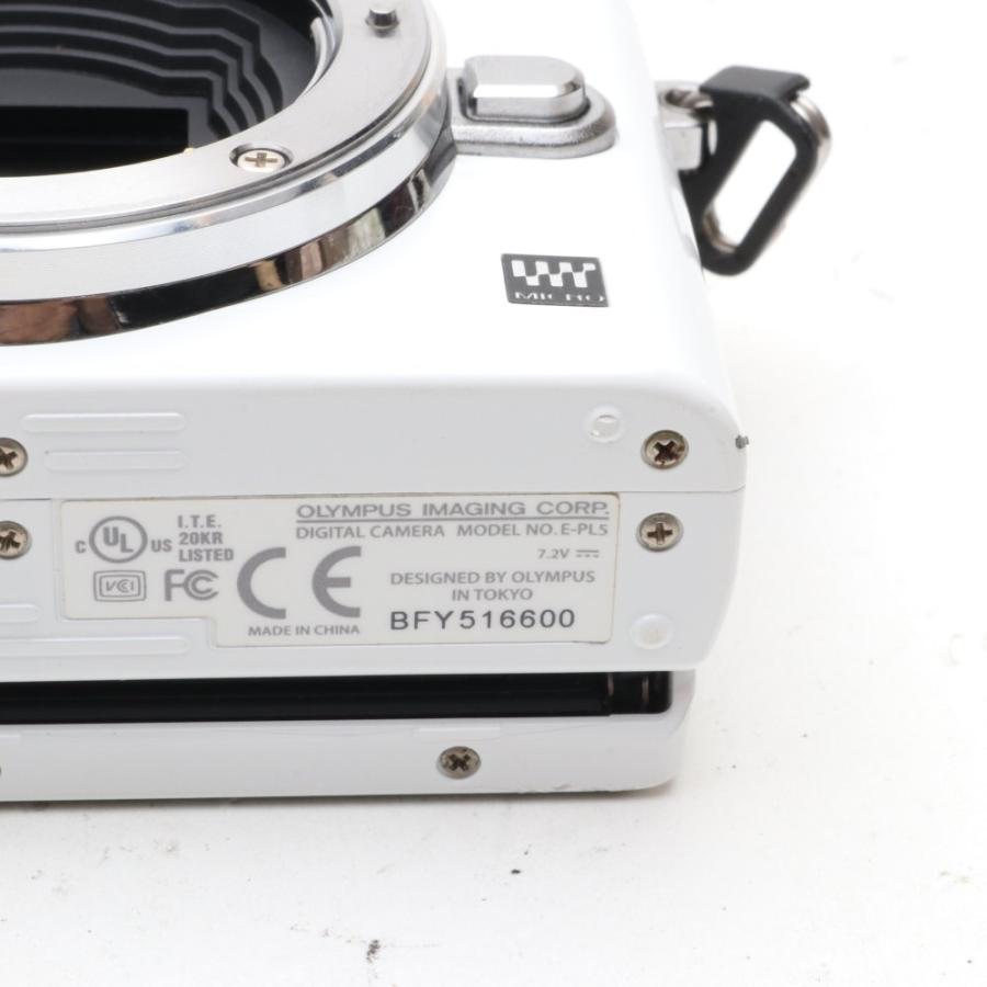 OLYMPUS ミラーレス一眼 PEN Lite E-PL5 ボディ ホワイト BODY WHT