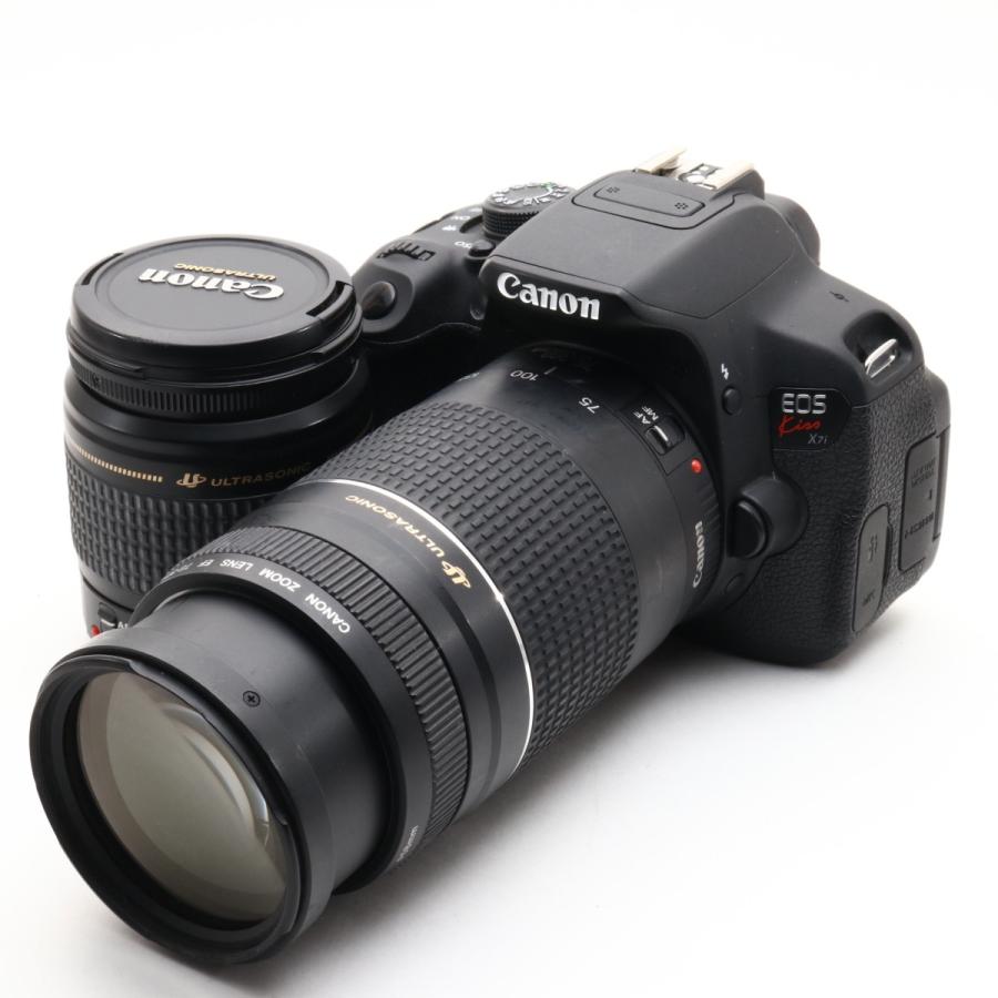 中古 美品 Canon EOS X7i ダブルズームセット カメラ キャノン 一眼 