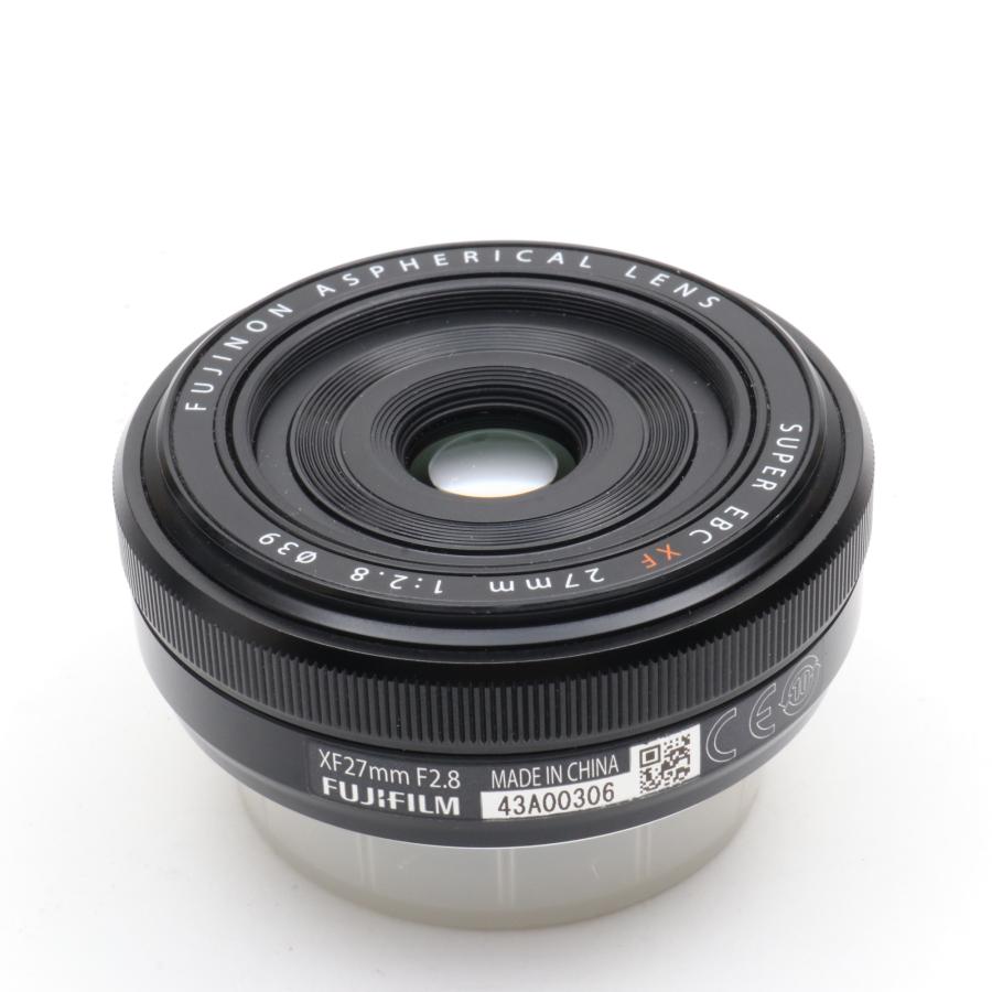 FUJIFILM 単焦点広角レンズ XF27mmF2.8 B ブラック : オンカメ