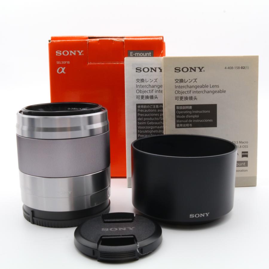 ソニー　E50F1.8 OSS　美品 [ 完動品 ] SONY E 50mm F1.8 OSS SEL50F18 〔SONY マウント〕 : オンカメ - 通販
