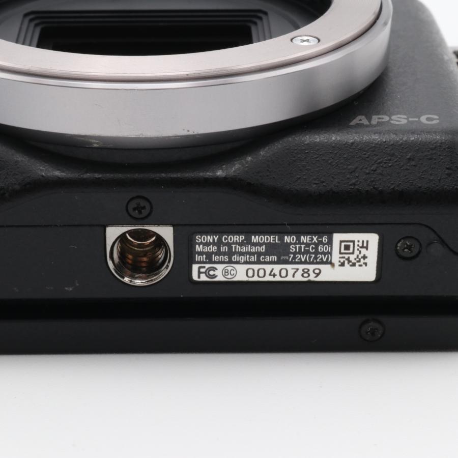ソニー SONY ミラーレス一眼 α NEX-6 ボディ NEX-6/B : オンカメ