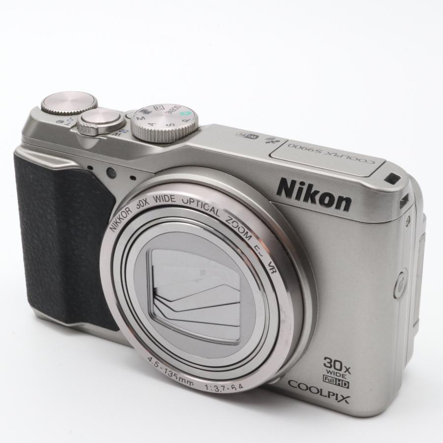 動作良好 NIKON COOLPIX S9900 ニコン シルバー コンデジ Nikon COOLPIX S9900 シルバー デジタルカメラ : オンカメ - 通販