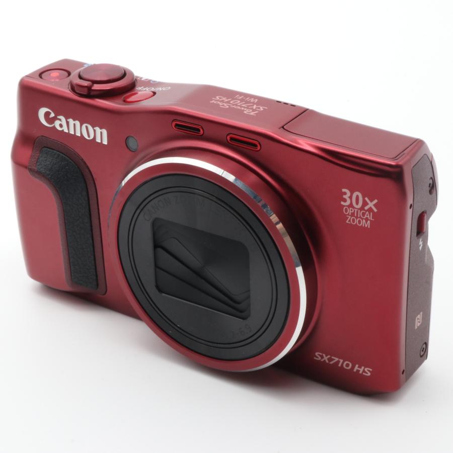 Canon PowerShot SX710 HS レッド デジタルカメラ : オンカメ - 通販