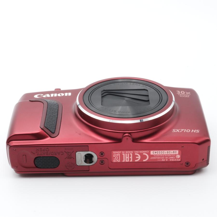Canon PowerShot SX710 HS レッド デジタルカメラ : オンカメ - 通販
