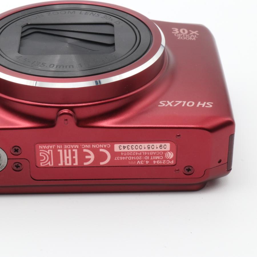 Canon PowerShot SX710 HS レッド デジタルカメラ : オンカメ - 通販