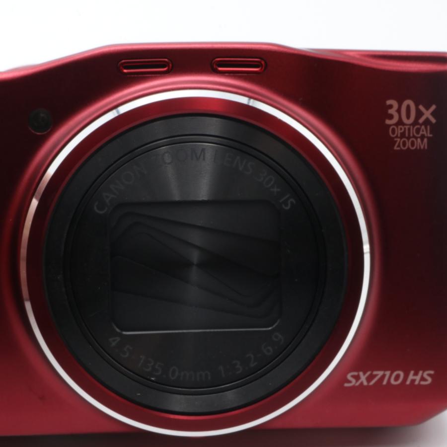 Canon PowerShot SX710 HS レッド デジタルカメラ : オンカメ - 通販