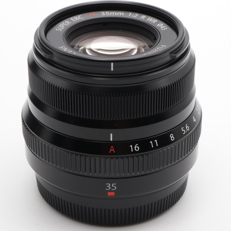 FUJIFILM 単焦点標準レンズ XF35mmF2R WR B ブラック : オンカメ
