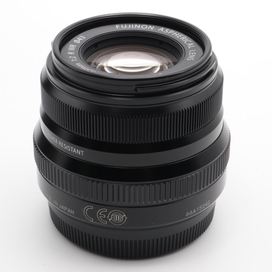 FUJIFILM 単焦点標準レンズ XF35mmF2R WR B ブラック : オンカメ