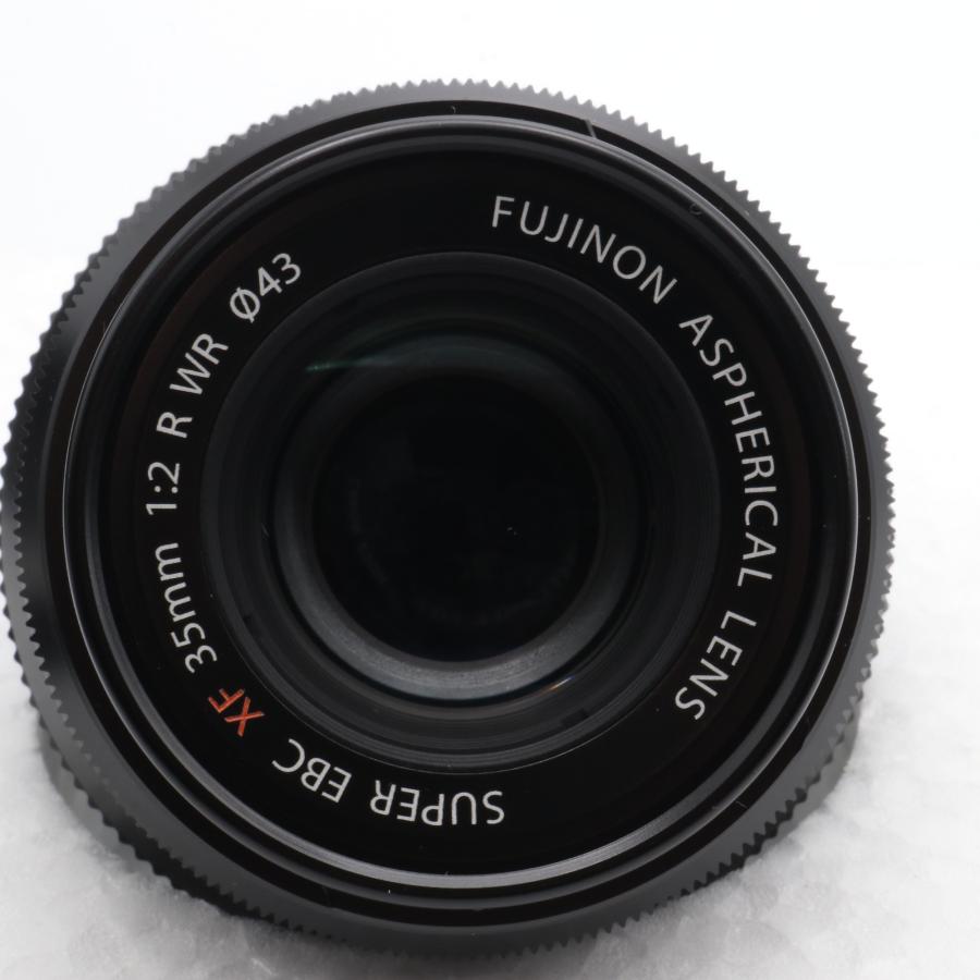 FUJIFILM 単焦点標準レンズ XF35mmF2R WR B ブラック : オンカメ