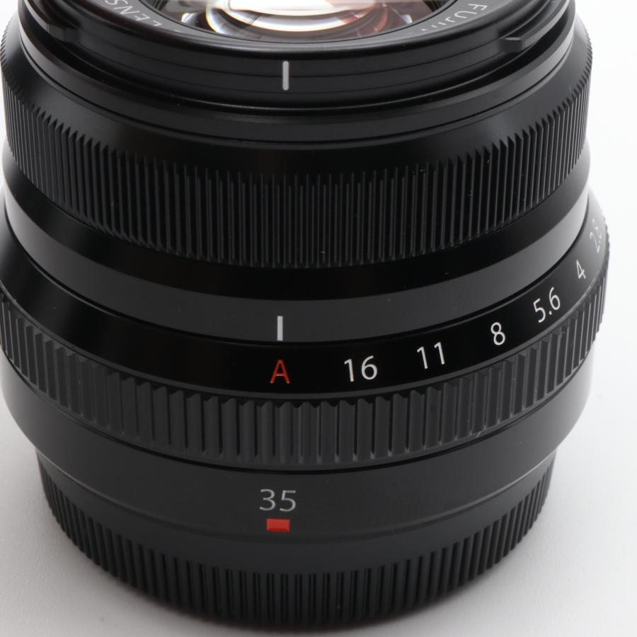 FUJIFILM 単焦点標準レンズ XF35mmF2R WR B ブラック : オンカメ
