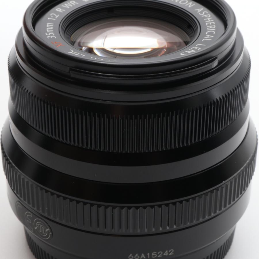 FUJIFILM 単焦点標準レンズ XF35mmF2R WR B ブラック : オンカメ