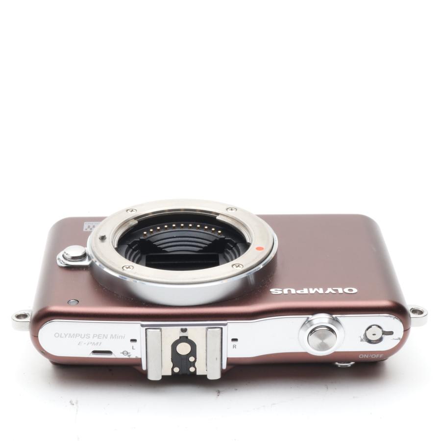 OLYMPUS PEN mini E-PM1 ボディ ブラウン 〔マイクロフォーサーズマウント〕の画像